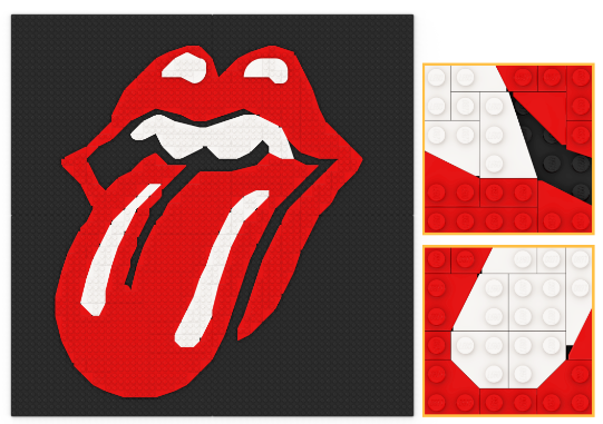 Computational Design of LEGO® Sketch Art