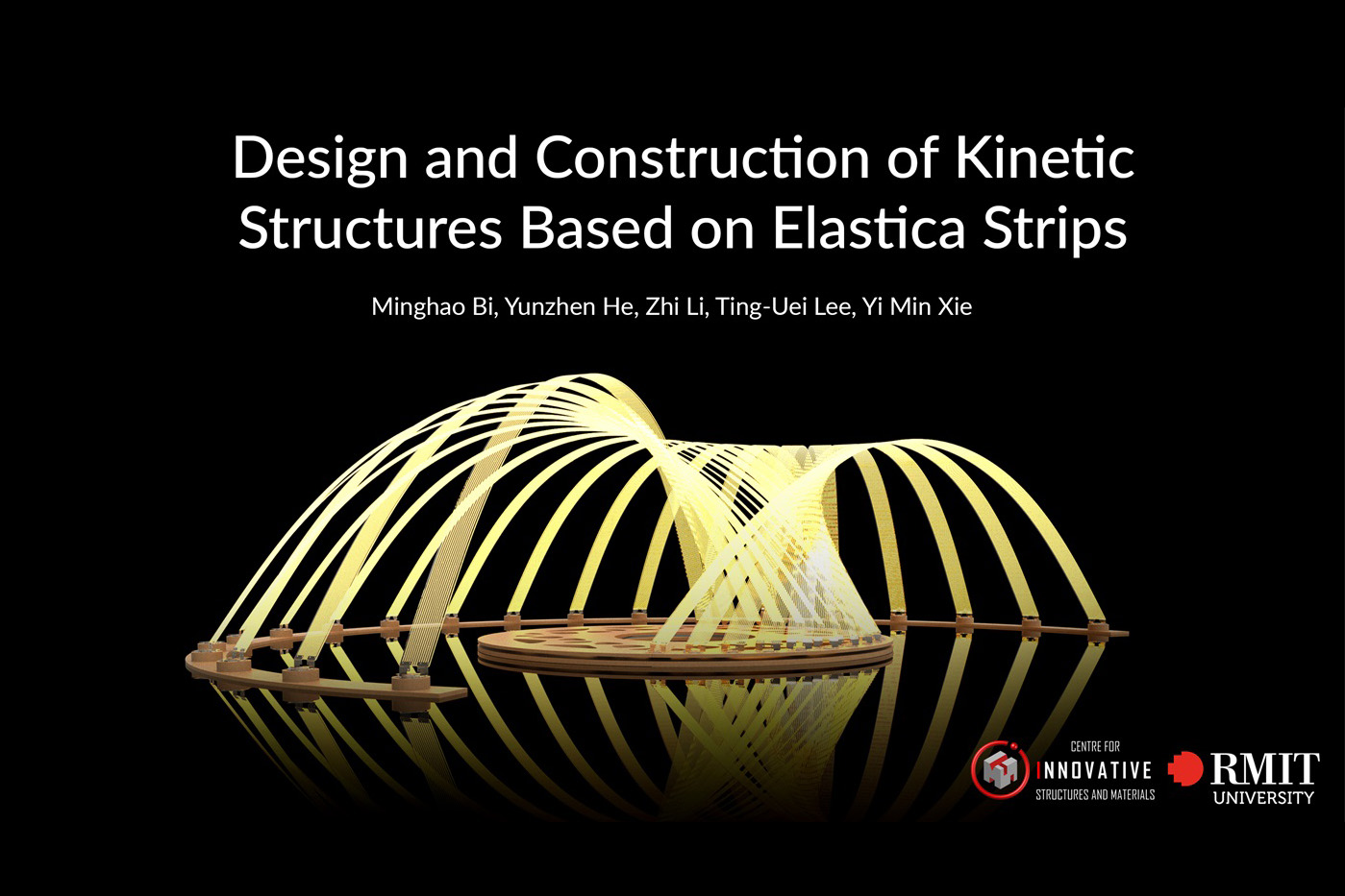 Design and construction of kinetic structures based on elastica strips